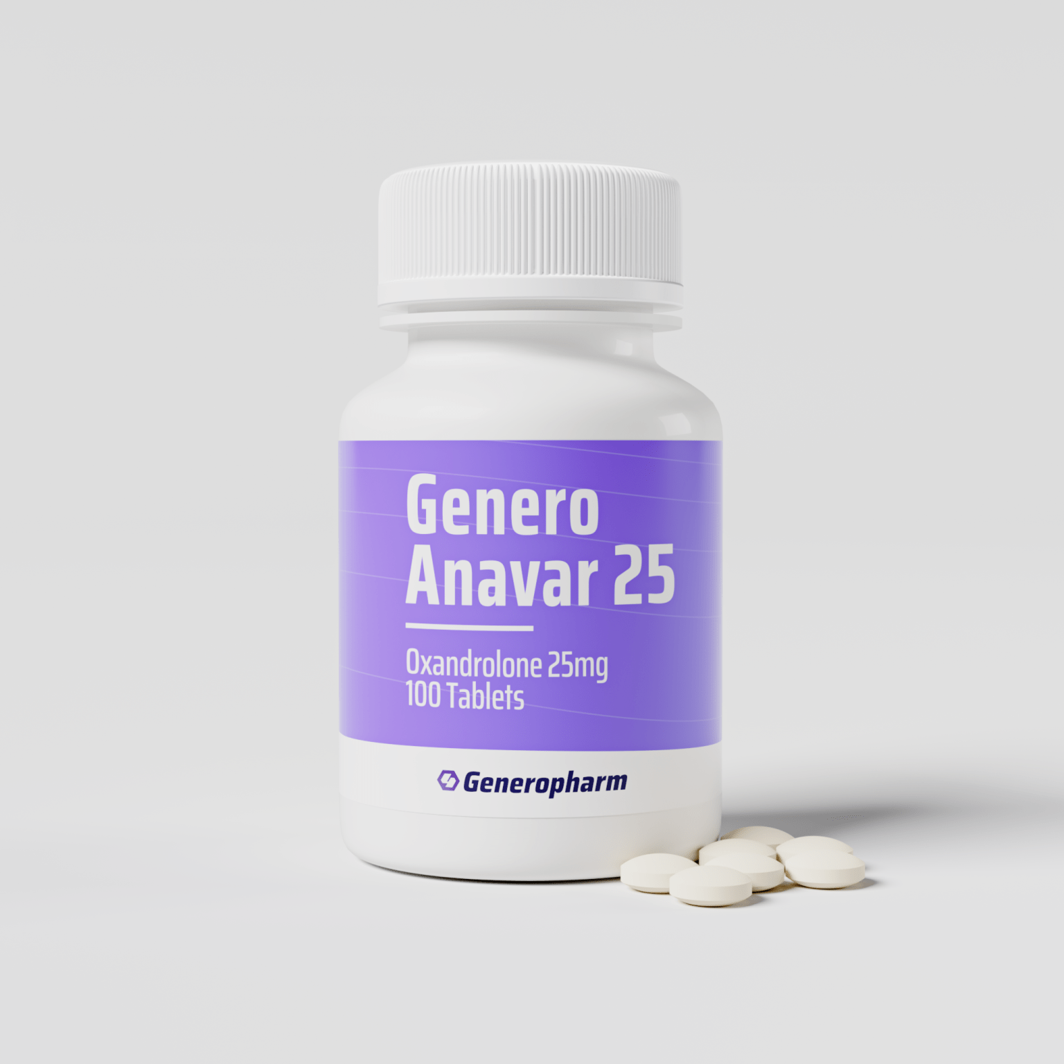 Anavar 25mg Bottle of 100